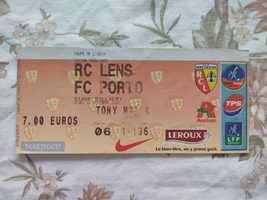 Bilhete Lens FC Porto UEFA 2002