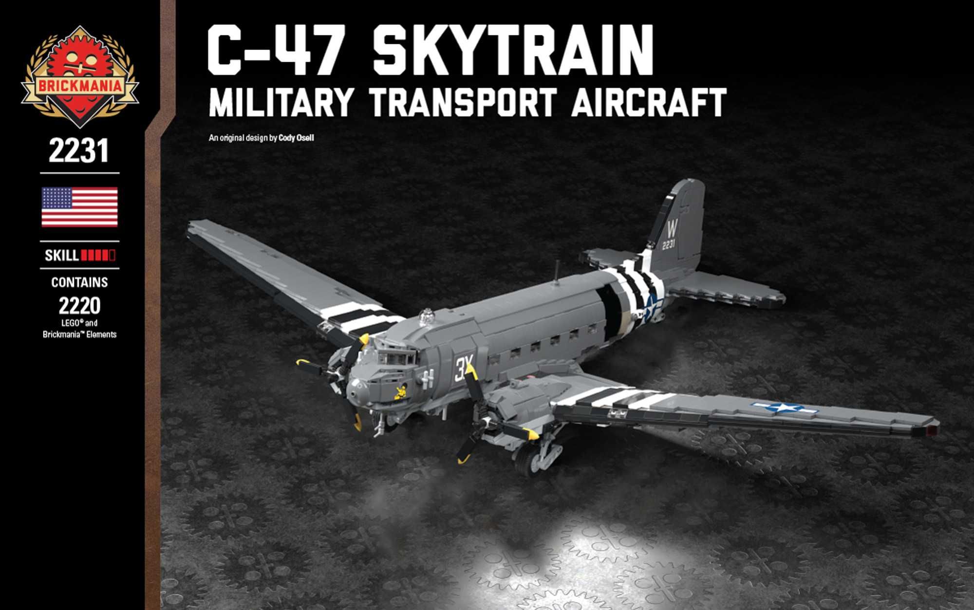 Lego Brickmania C-47 Skytrain  Usado