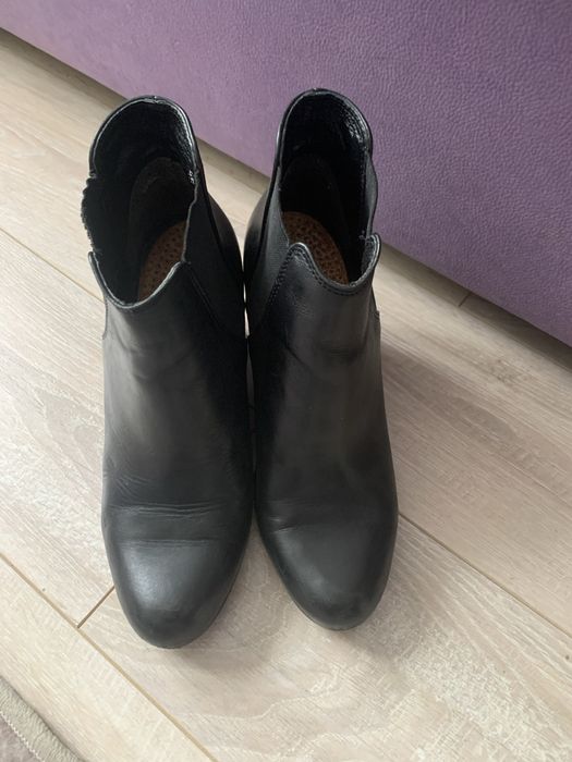 Wojas 38 skorzane botki skora naturalna