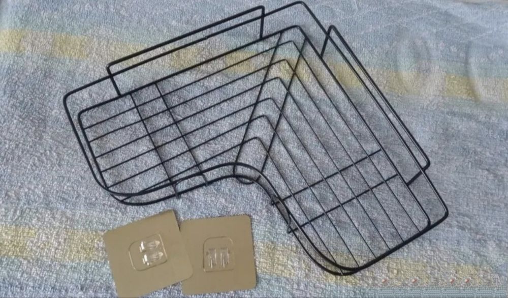 Угловая полка для ванной комнаты,кутова поличка в ванну кімнату