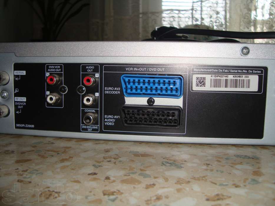 DVD+VHS(кассета) LG VC 8704