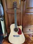 Guitarra semi acústica Harley Benton c/saco incluído