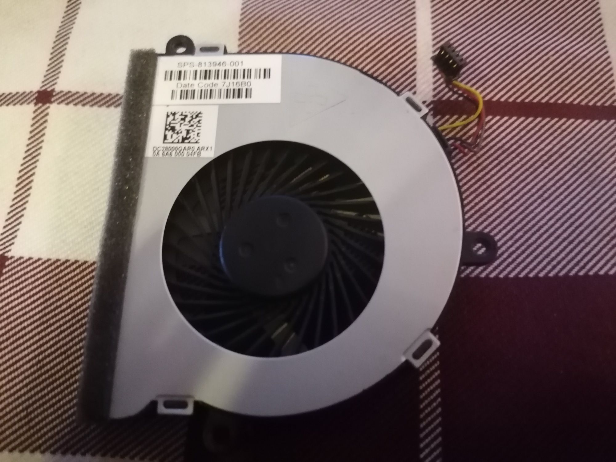 Wentylator, wiatrak do HP 15 AF, BA, AC, AY, używany, orginalny