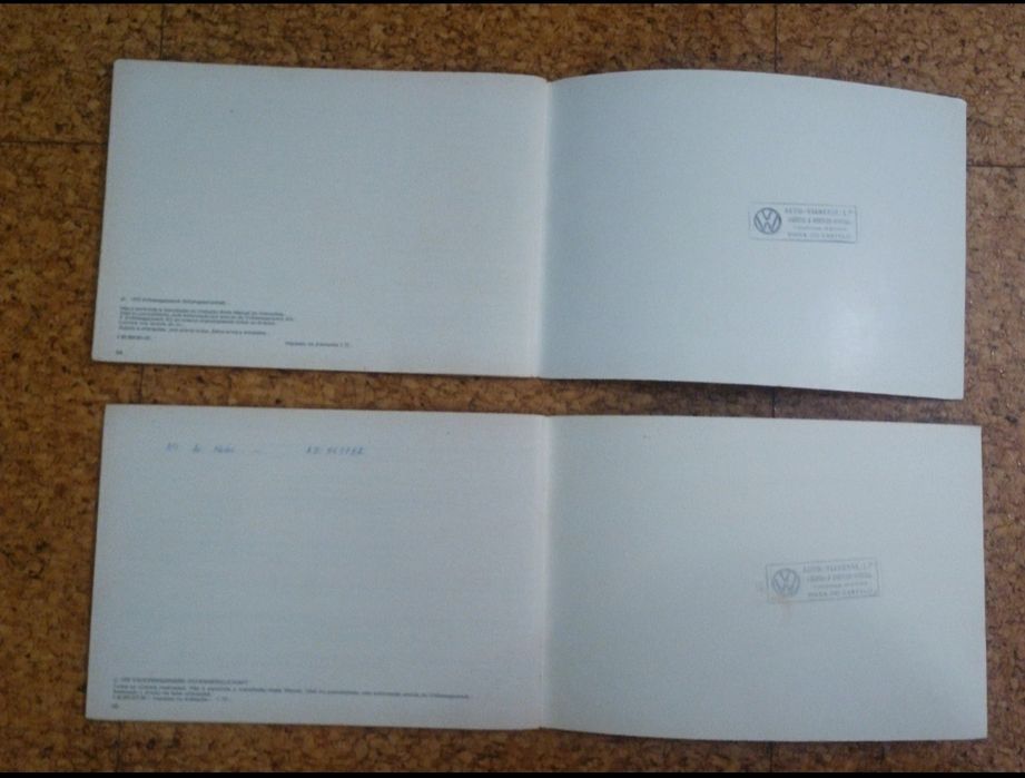 Manual de instruções Volkswagen carocha 1303