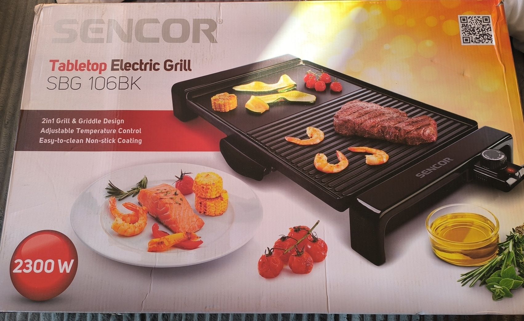 Grill elektryczny 2 w 1