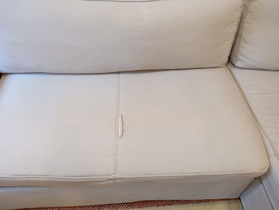 Sofá com chaise long