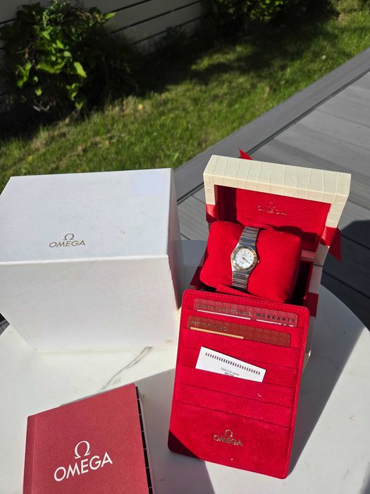 Omega Constellation 1362.70 Bicolor 18k z tarczą perłową Full Set