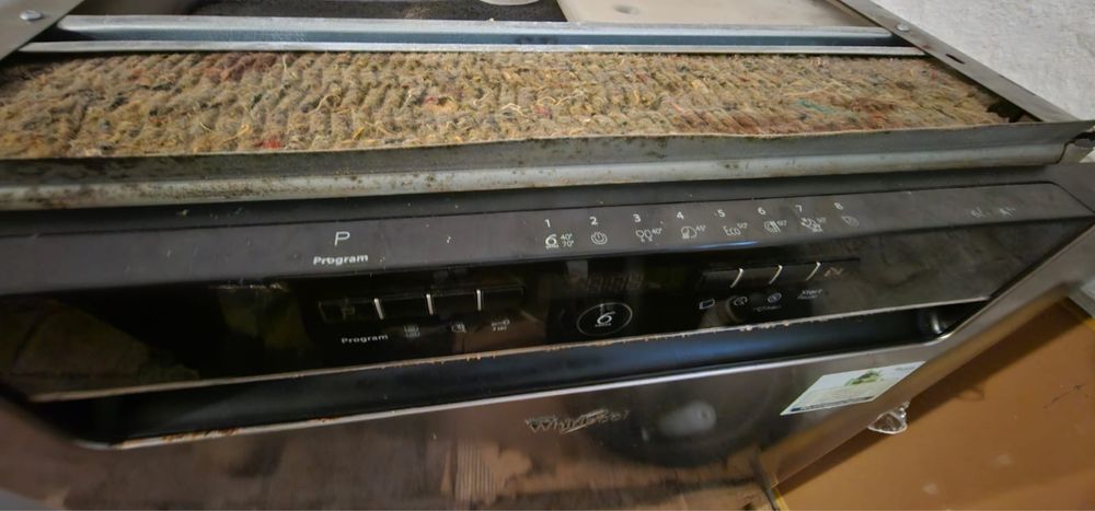 Zmywarka whirlpool 6 zmysł szara srebrna