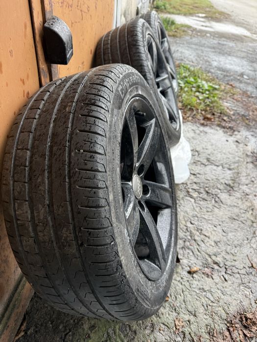 Продам диски r 17 audi , vw , skoda на зимовій гумі