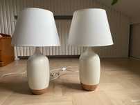 Lampy cermaiczne białe