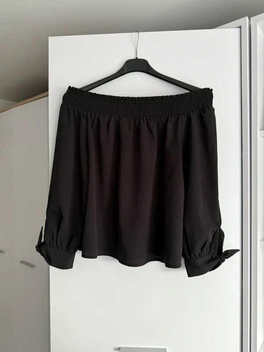 Bluzka letnia hiszpanka czarna XS Gina tricot