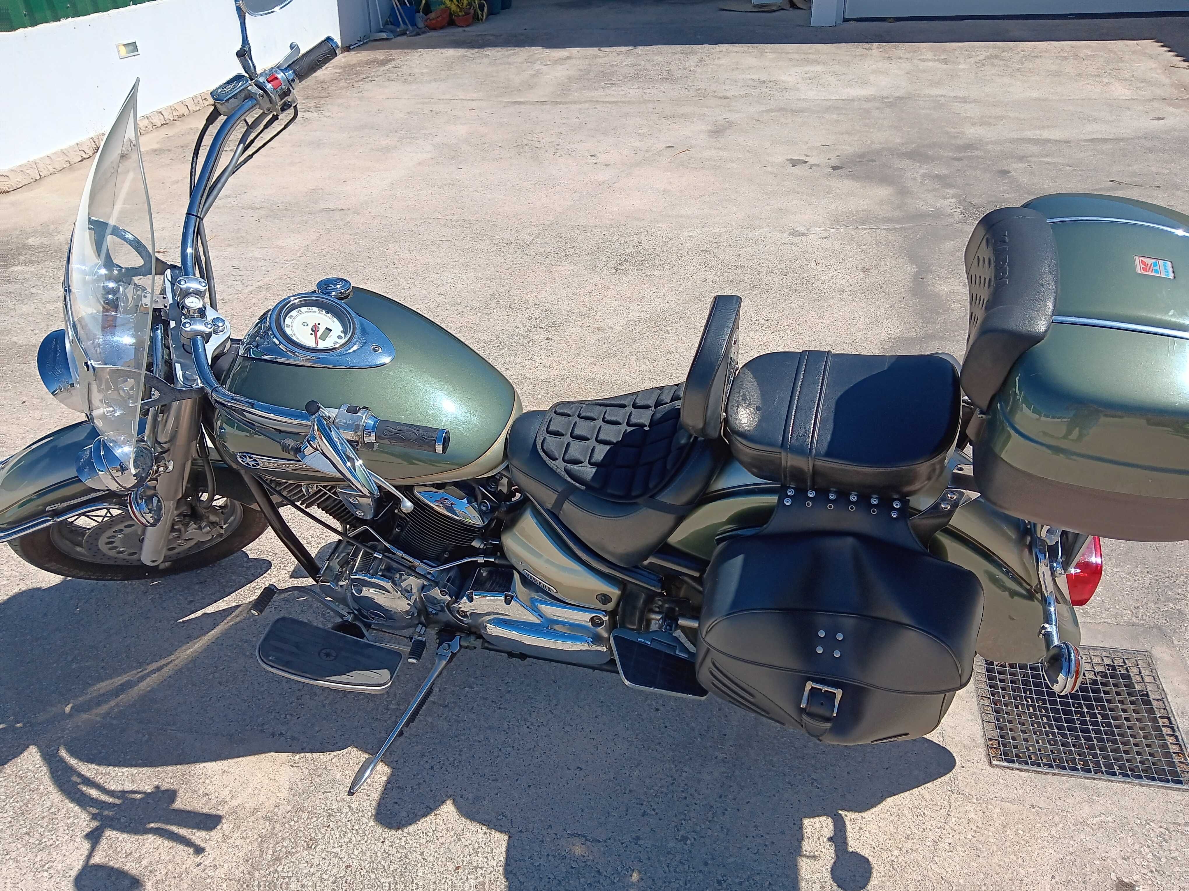 Yamaha drag star 1100 verde