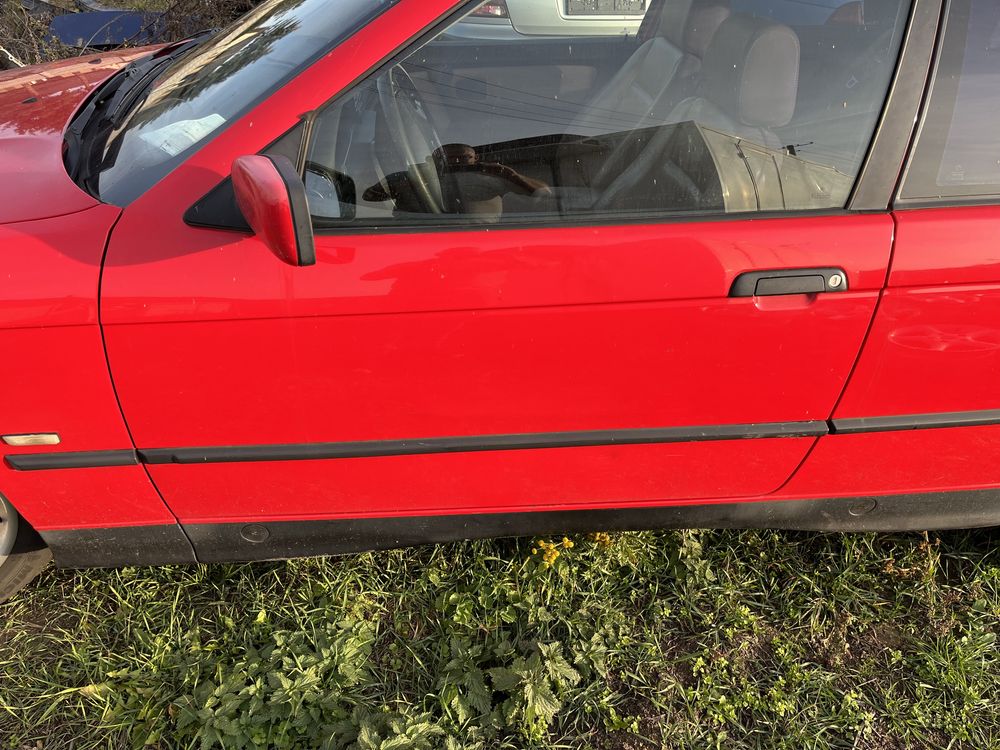 Bmw e36 kompakt drzwi lewe hellrot