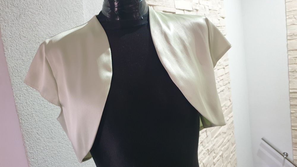 Bolerko damskie stylowe eleganckie krótkie do sukienki roz 40