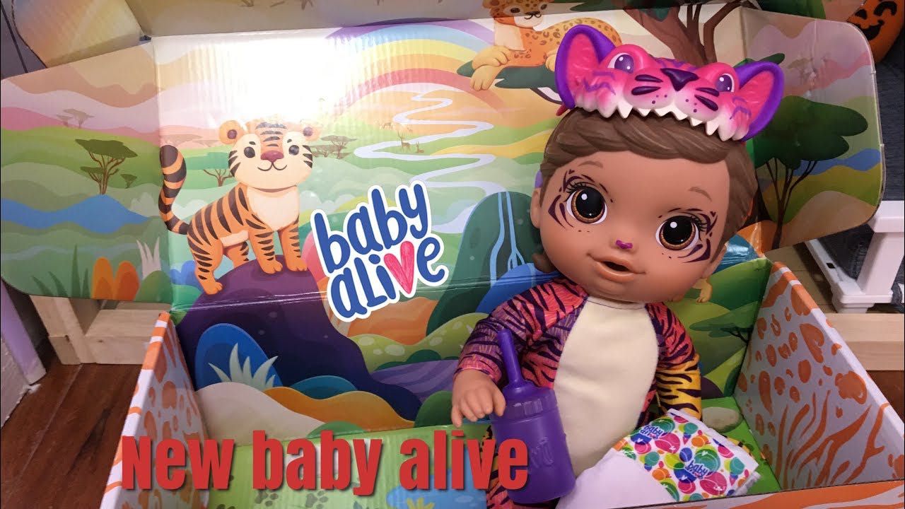 Baby Alive Rainbow Wild Cats пупс тигреня