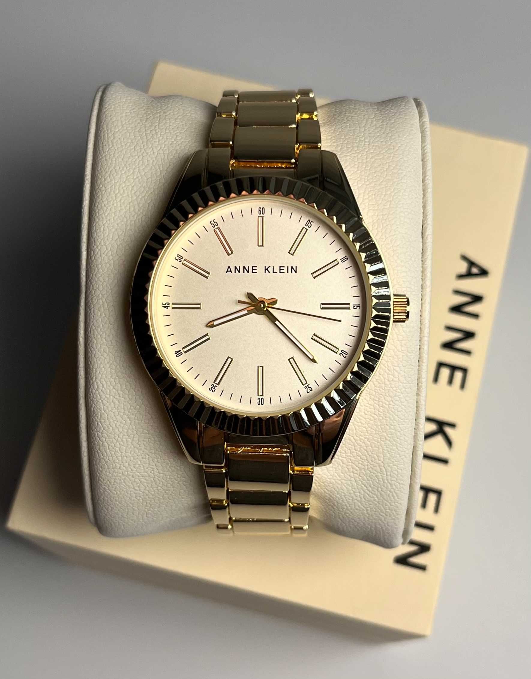 Anne Klein AK/4172, золотистий годинник жіночий, часы анна кляйн Ø36мм