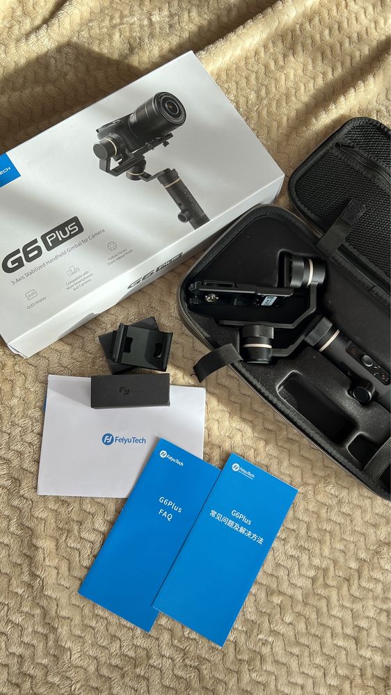 Gimbal Feiyu-Tech G6 Plus z adapterem Feiyutech