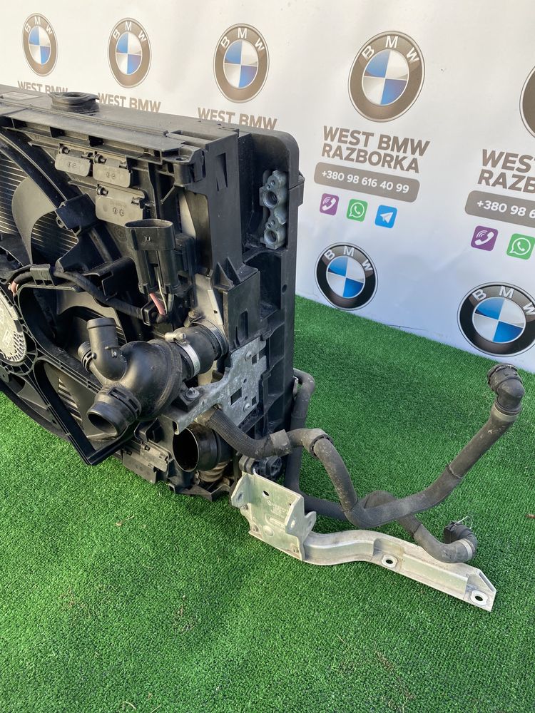 Касета радиаторов BMW F10 радиатор БМВ Ф10 535 N55 радіатор вентилятор