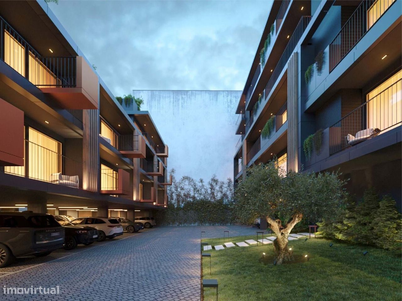 Apartamento T2 com varanda , rooftop e estacionamento no Empreendiment