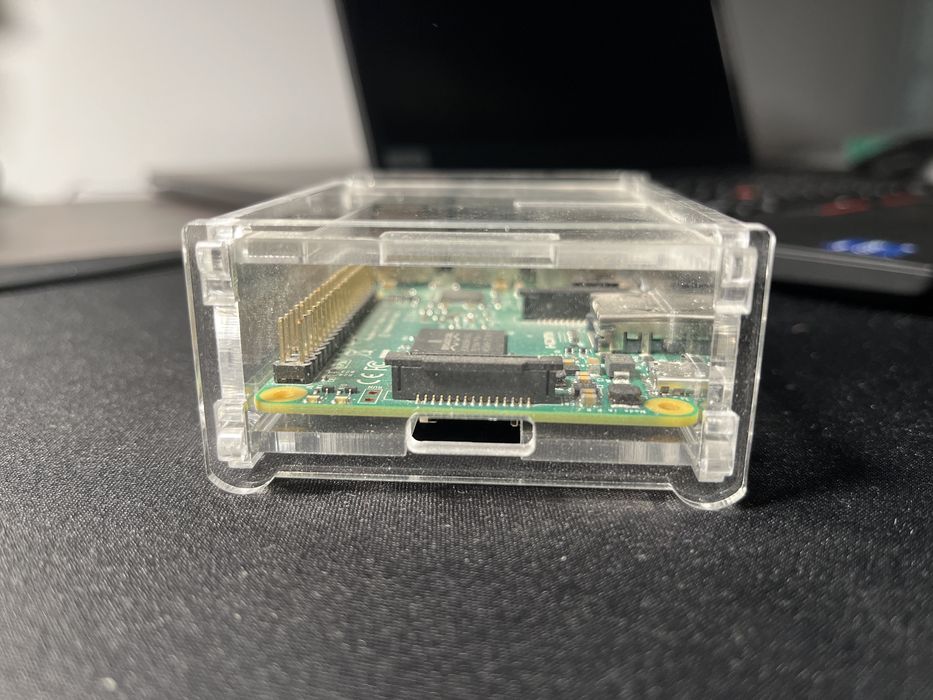 Raspberry Pi 2 model B v1.1 2014 + прозорий корпус + контакти для GPIO