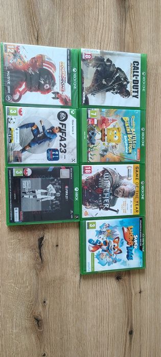 Gry Xbox One/X 7 sztuk