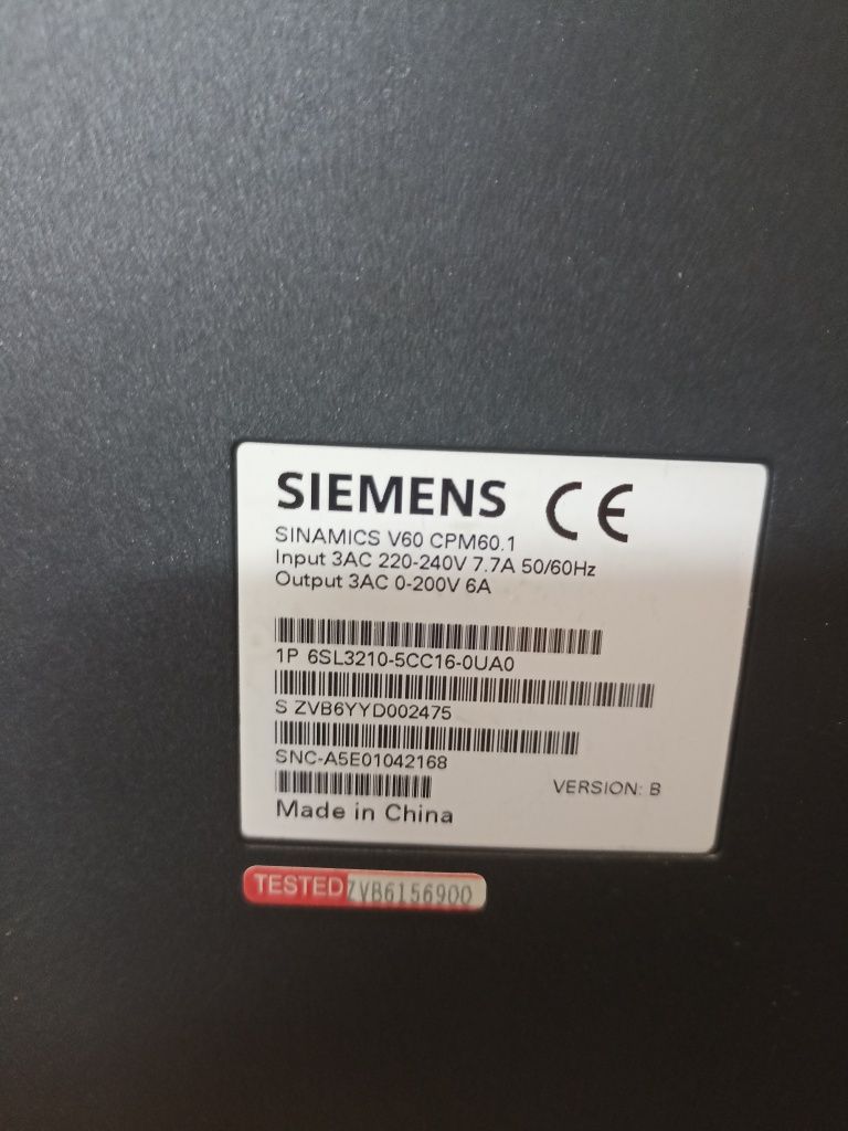 Moduł mocy Siemens sinamics v60