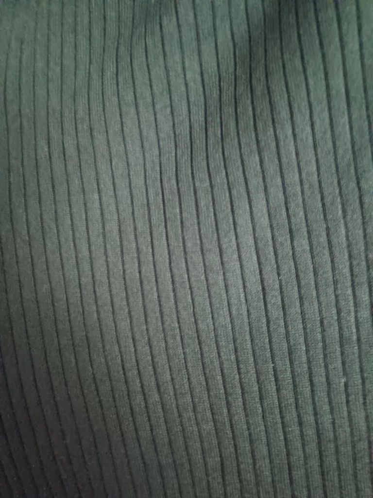 Spodnie damskie prążek Plus size 44 szersza nogawka
