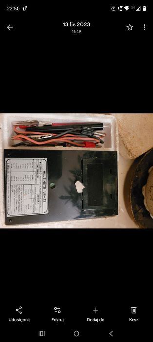 Stary Multimetr UM - z3