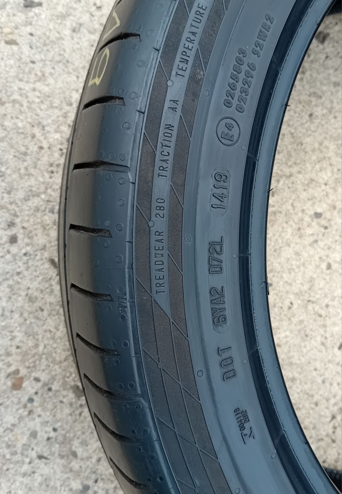 Opony letnie 245/45 R 19 Continental