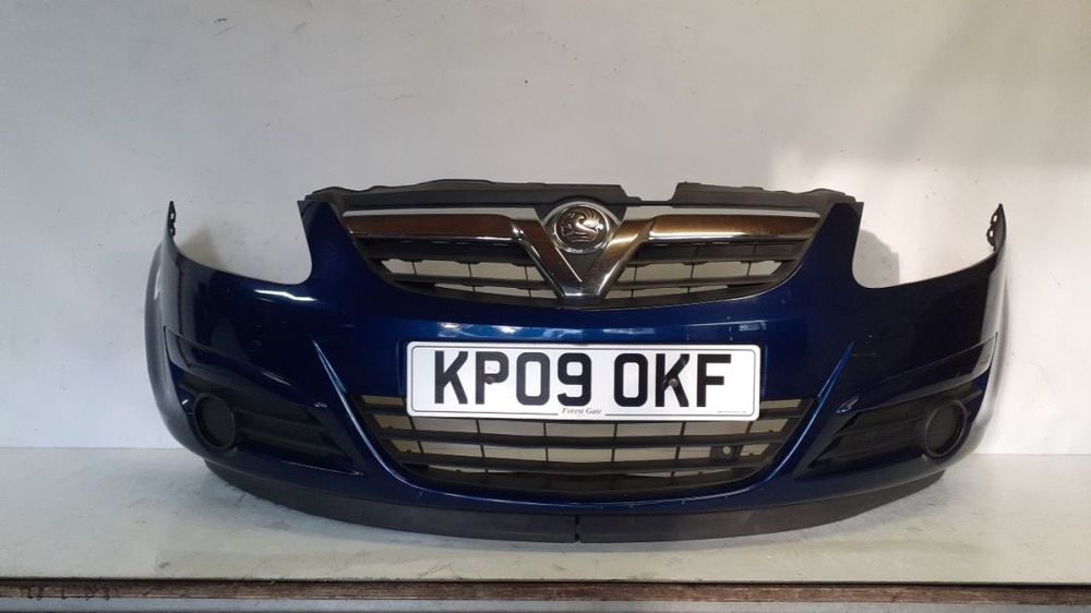 } ZDERZAK PRZÓD PRZEDNI OPEL CORSA D Z21B GRANATOWY