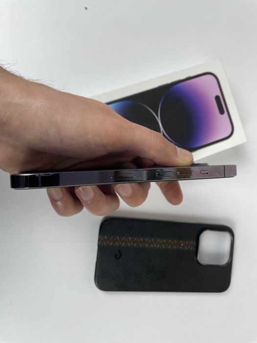 iPhone 14 pro 256gb deep purple + чехол Pitaka