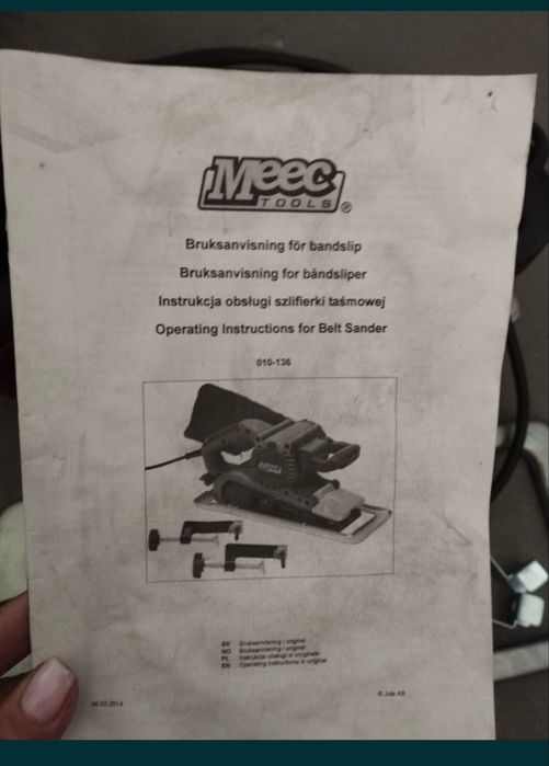 Szlifierka tasmowa tooltec