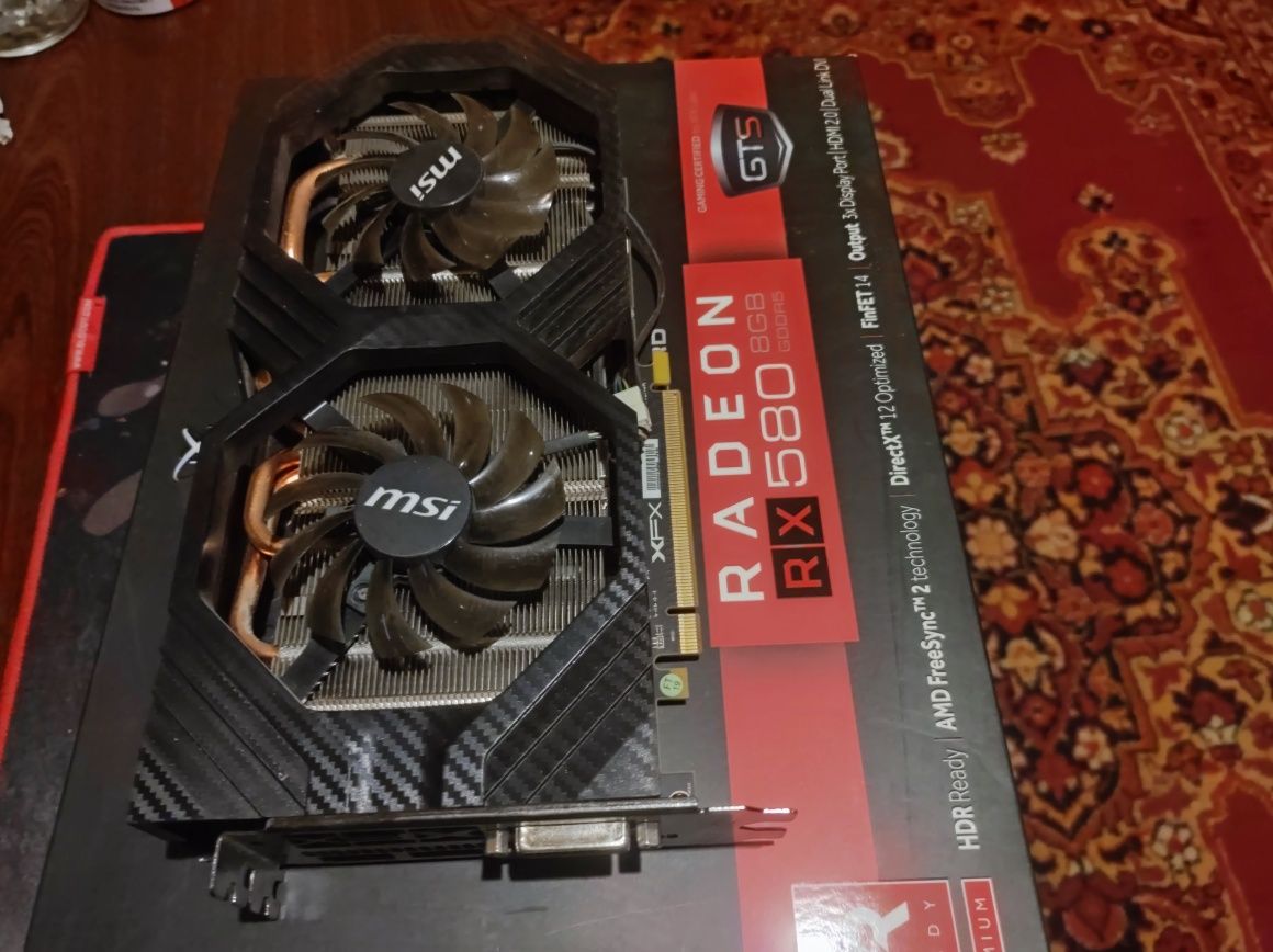 Видеокарта AMD RX 580 8gb