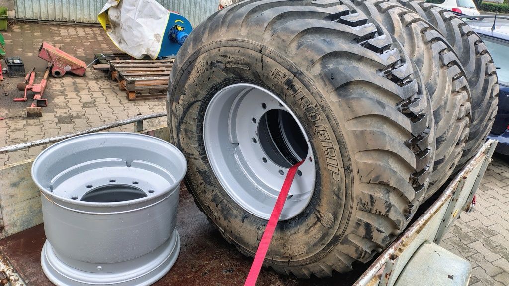 Koła 550/60 r22.5 jak nowe 10 otworów do przyczepy beczki