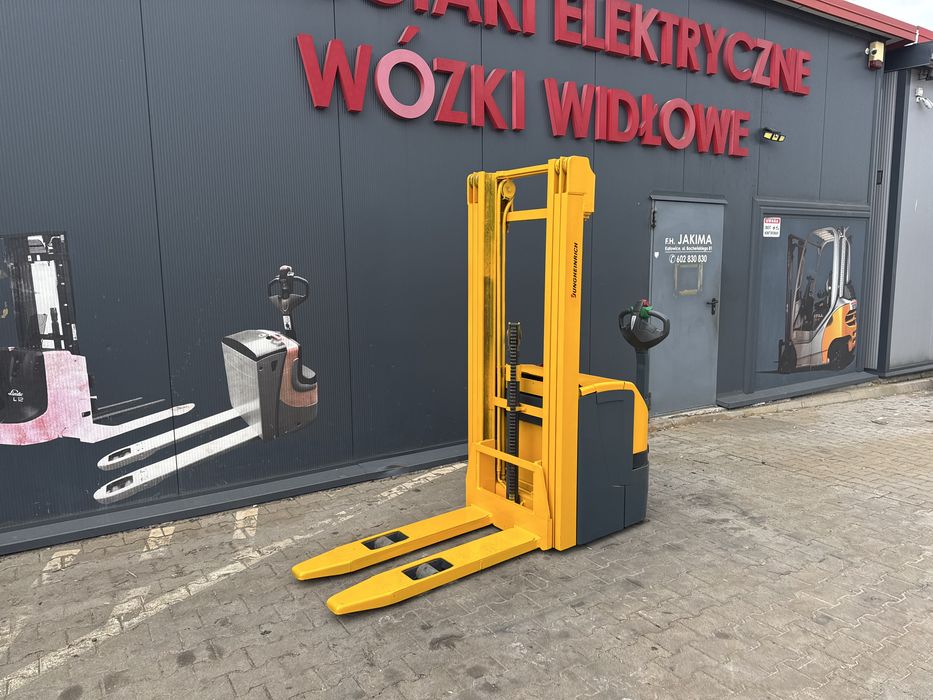 Paleciak elektryczny Jungheinrich Ejc 470 cm 1200 kg wózek sztaplarka