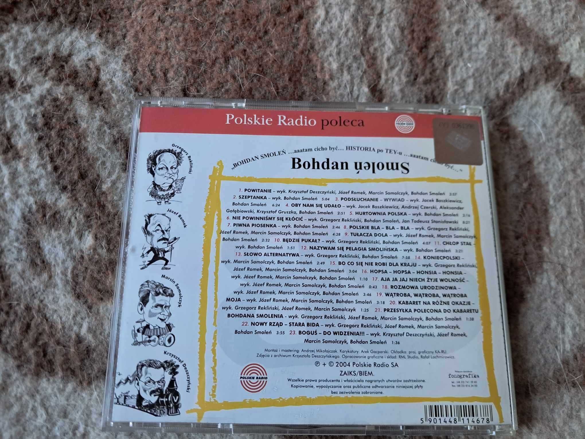 Bohdan Smoleń aaatam cicho być...HISTORIA po TEY-u płyta CD
