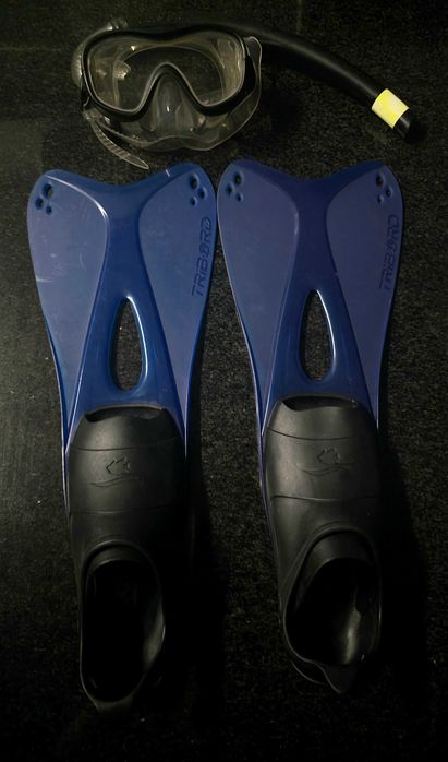 Máscara/Tubo/Barbatanas de Snorkeling