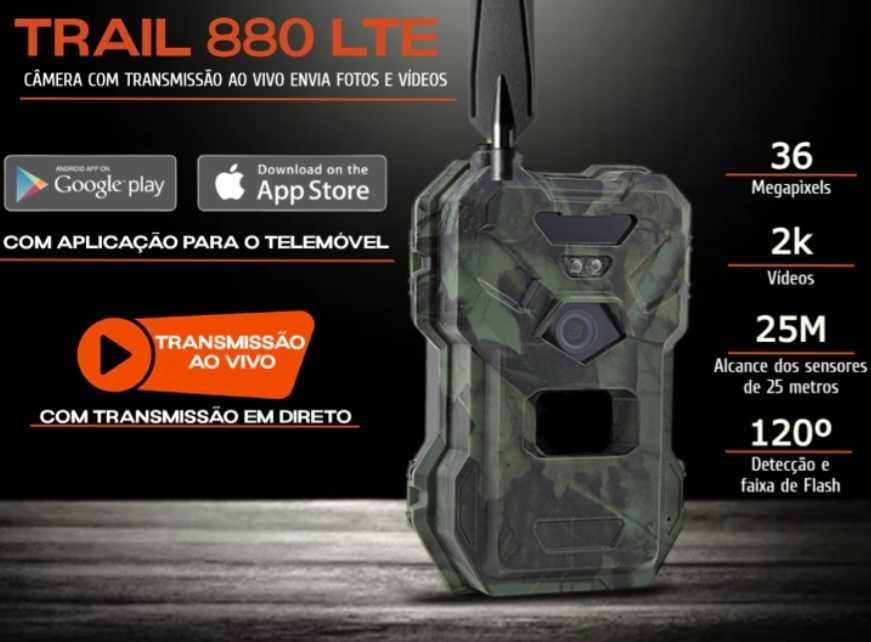 Câmera caça/ vigilância com detecção movimento
