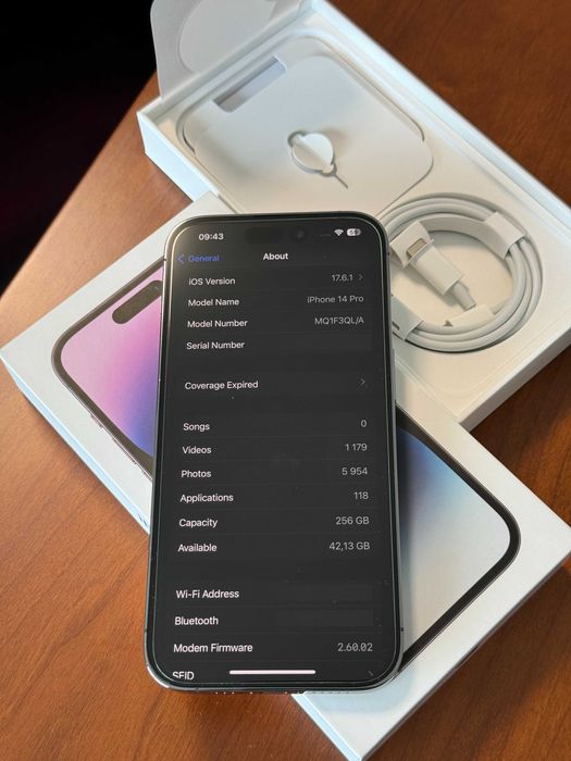 iPhone 14 Pro - 256GB - Deep Purple - Grade A (Excelente)
