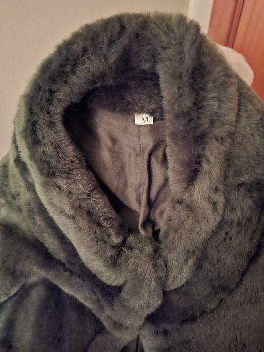 Casaco de Pele Verde