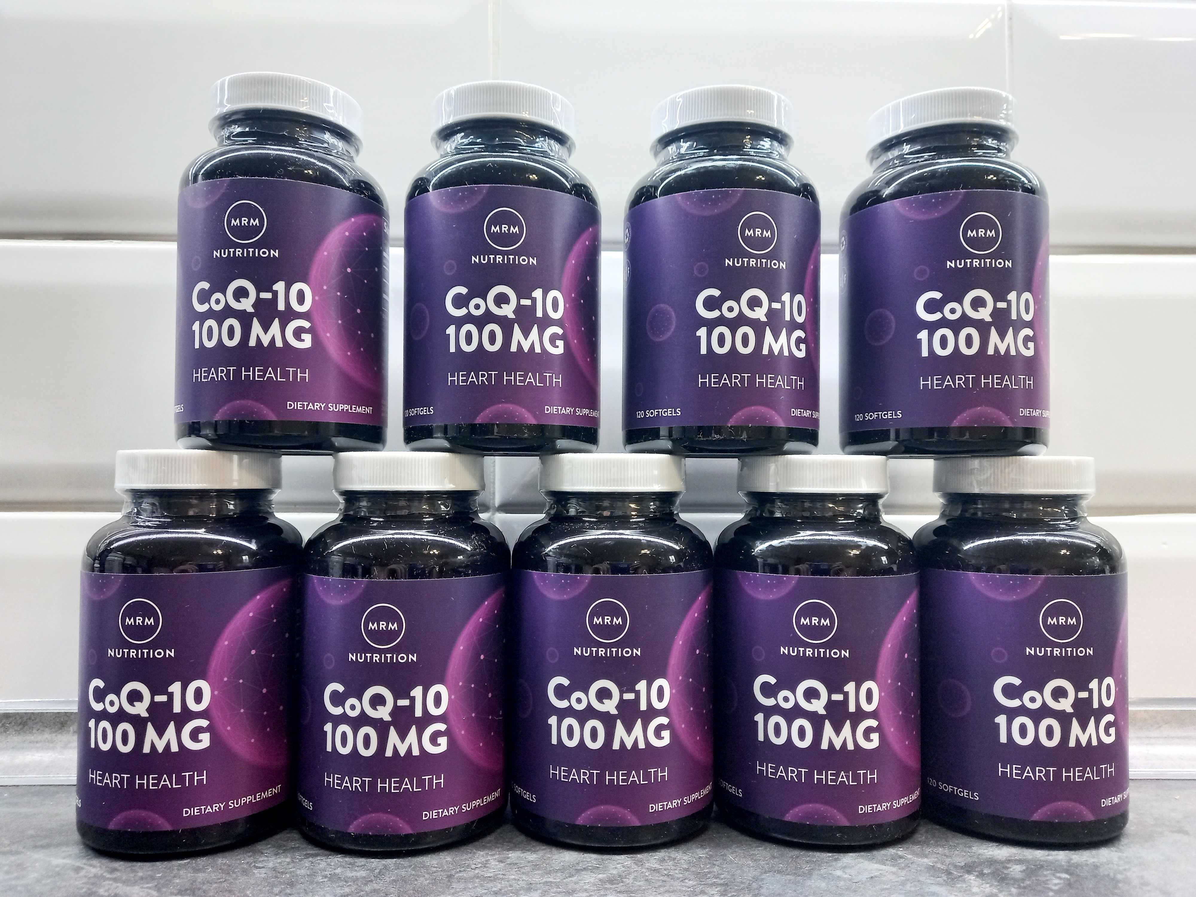 MRM, Coenzyme CoQ10 100 мг (120 капс.), коензим Q10, коэнзим