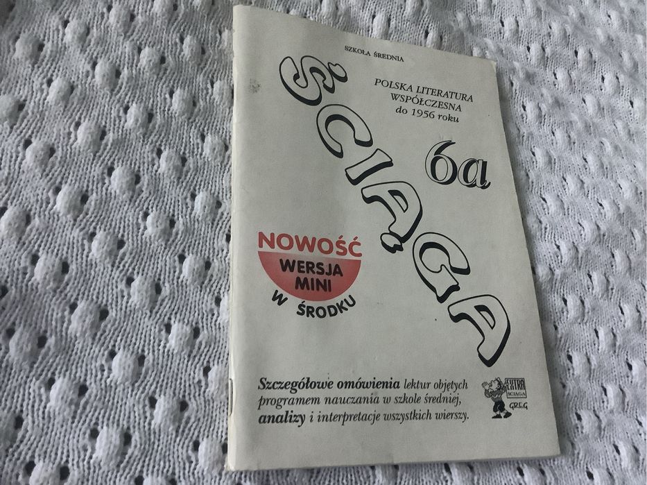 Sciaga polska literatura wspolczesna do 1956