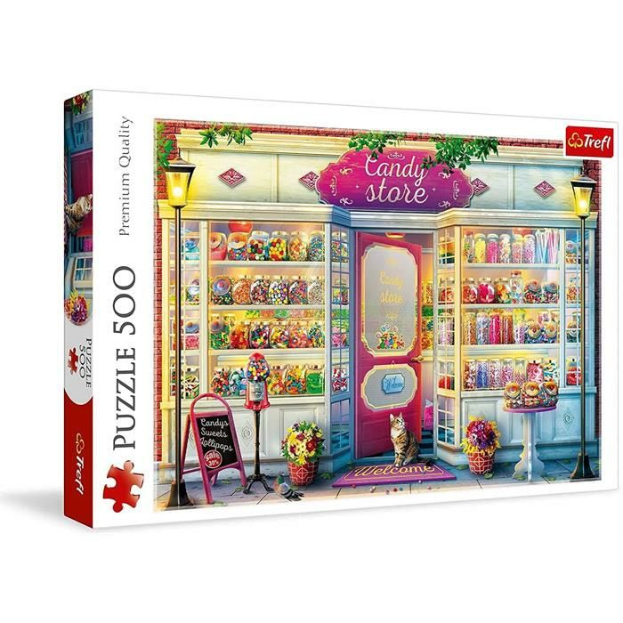 Пазлы Trefl Candy Store Кондитерська 500 елементів (37407)