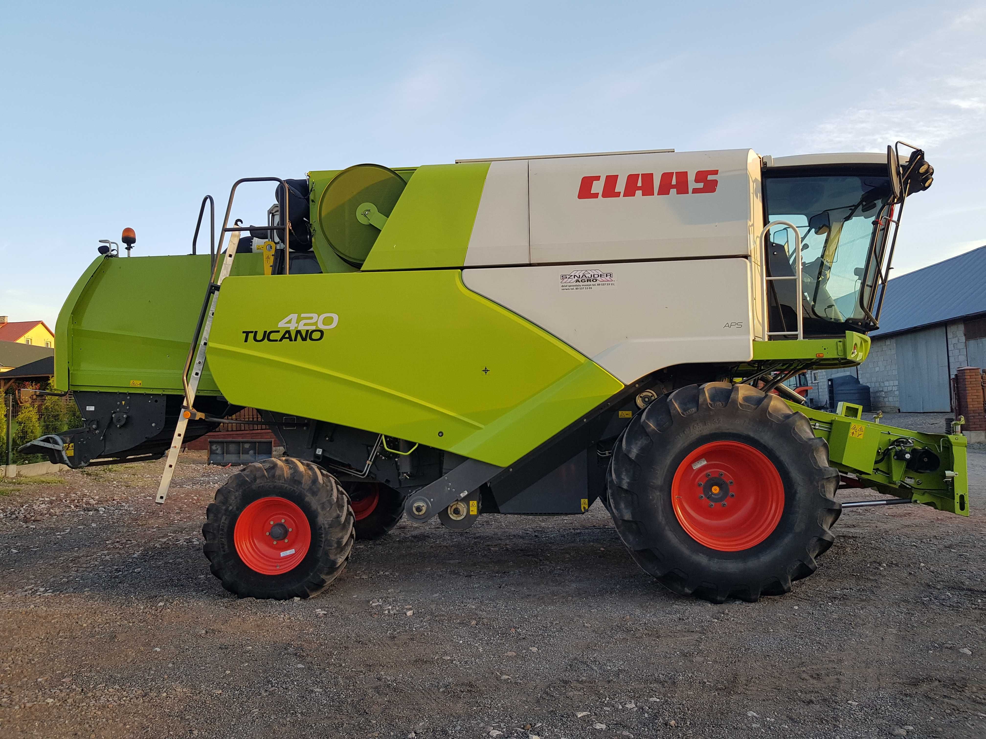 Claas Tucano 420 APS 842H 2015ROK SALON POLSKA