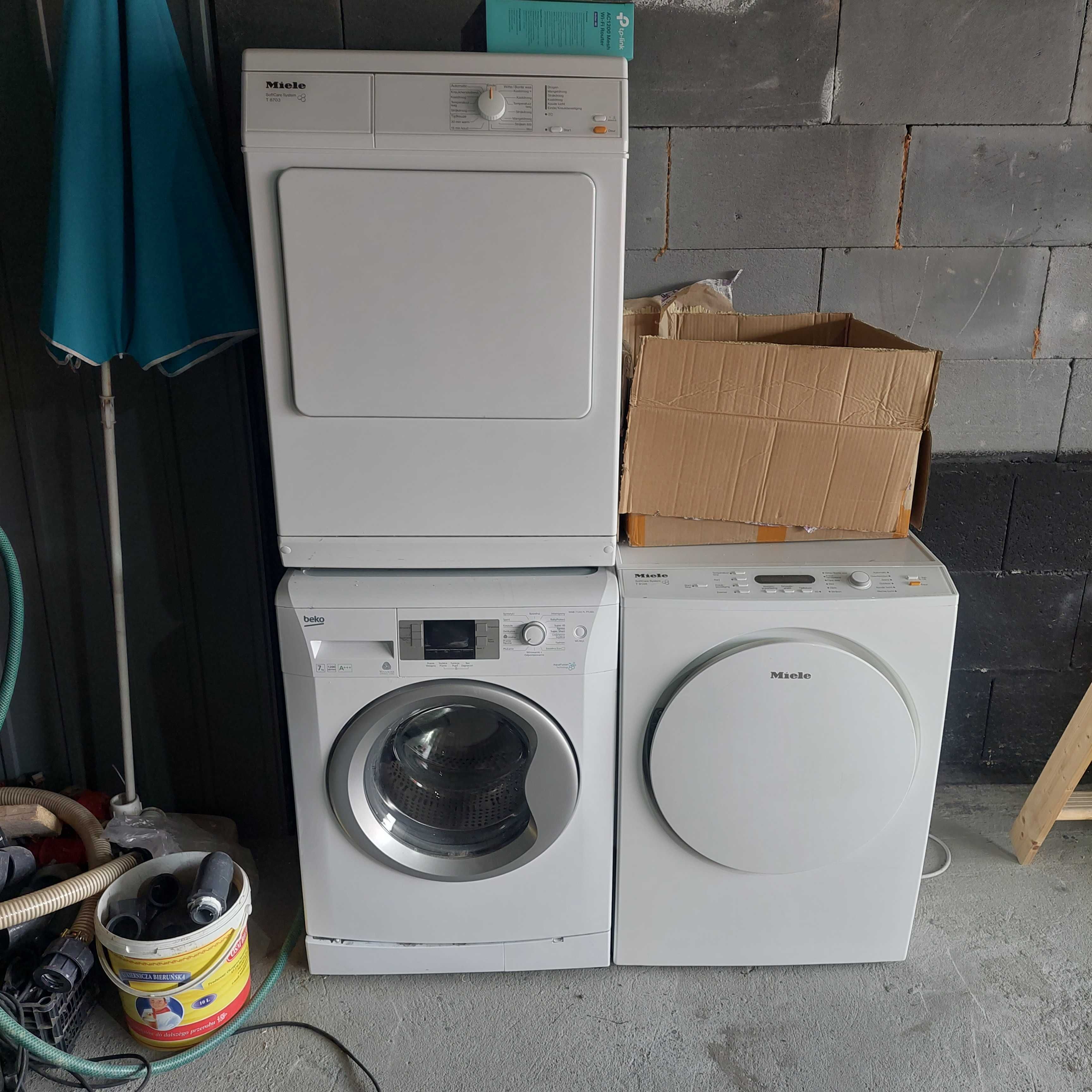 Suszarka miele 2x  i beko