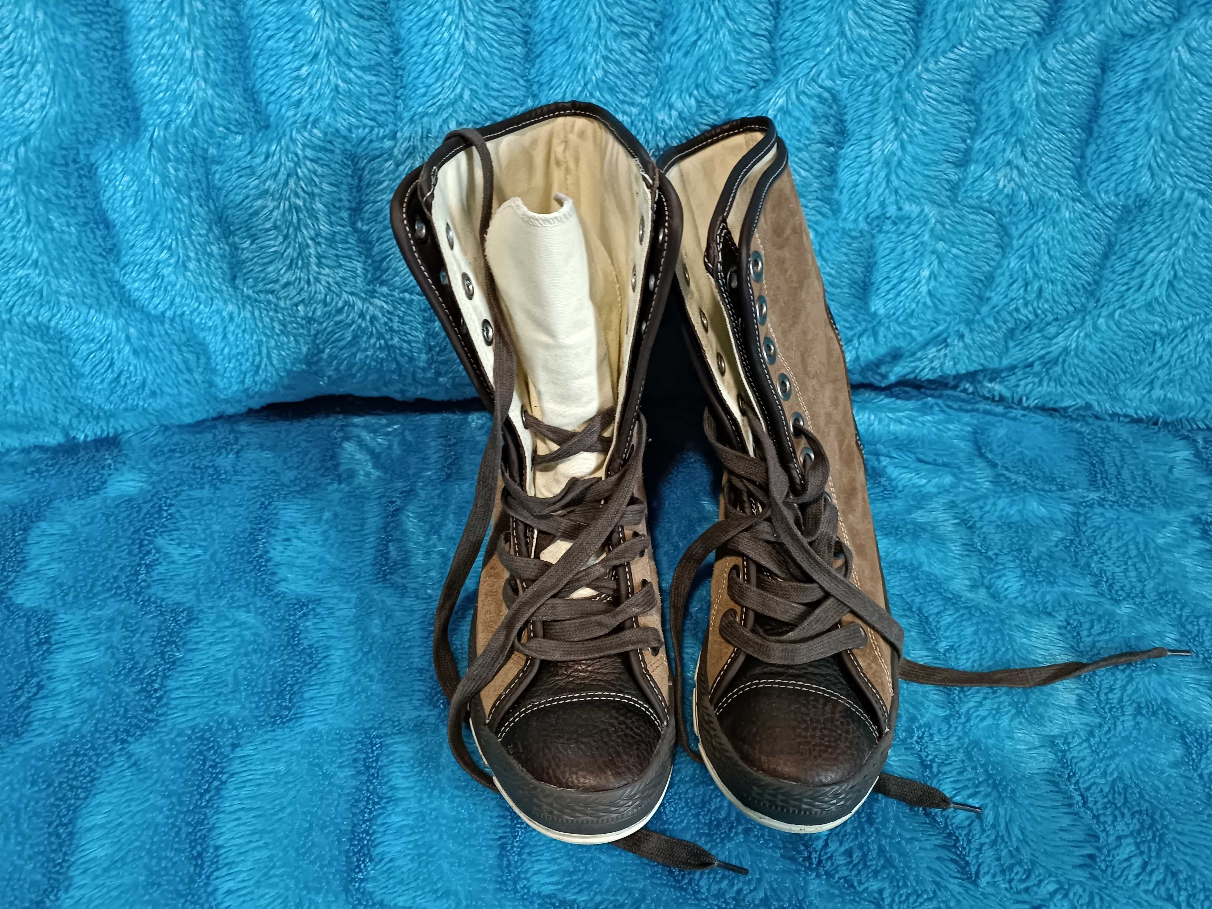 Кеди чоловічі коричневі Converse, р. 40, довжина 25.2 см