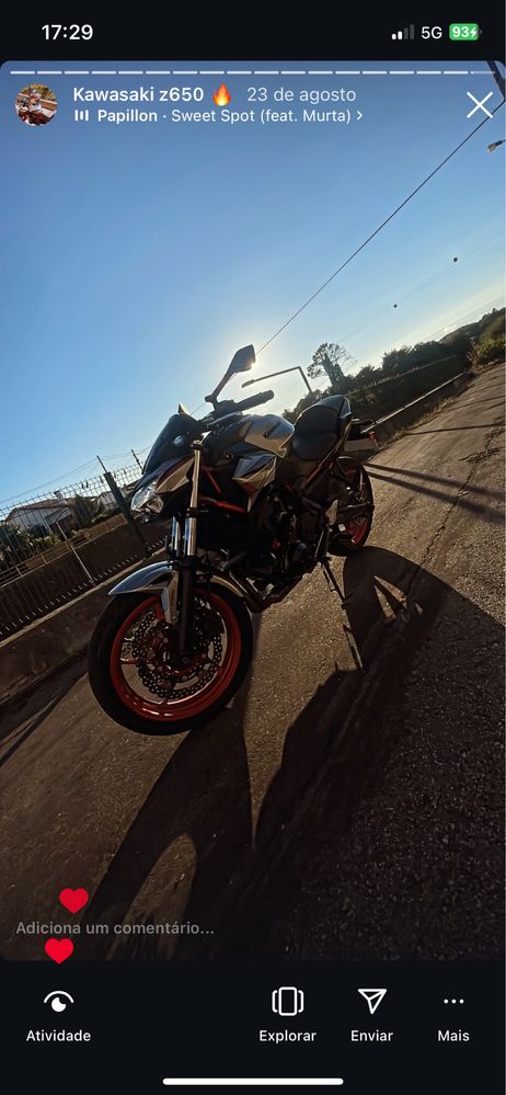 kawasaki Z650 35kw
