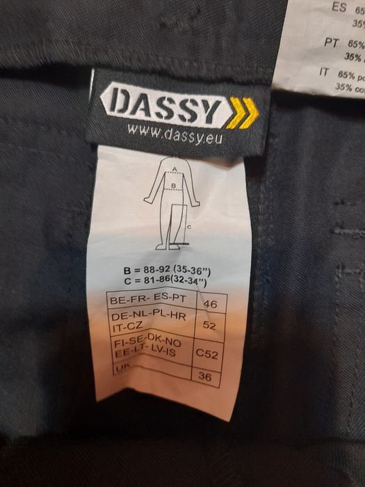 Spodnie do pracy Dassy rozmiar L
