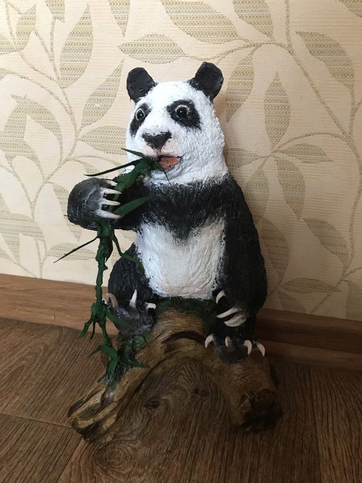 Панда з папьє маше 30/20