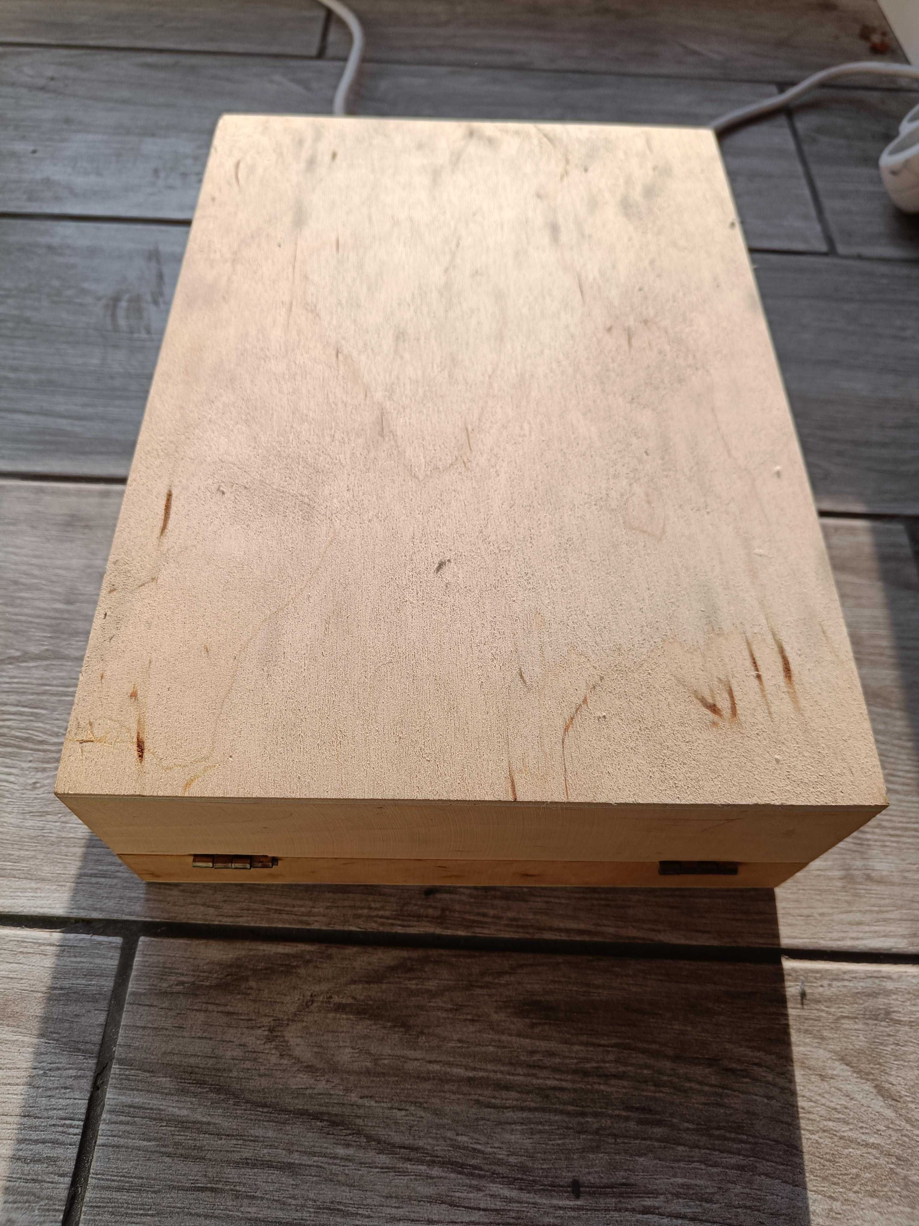 Pudełko skrzynka drewniana